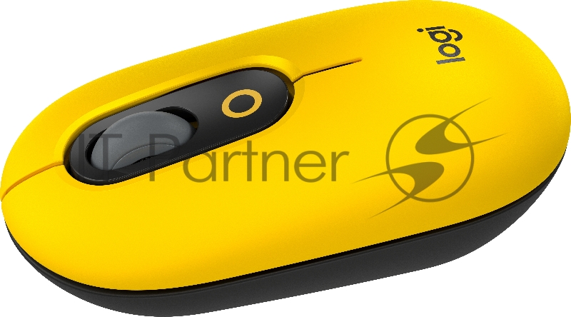 Мышь беспроводная Logitech POP Mouse желтый, 4000 dpi, Bluetooth, кнопки - 4