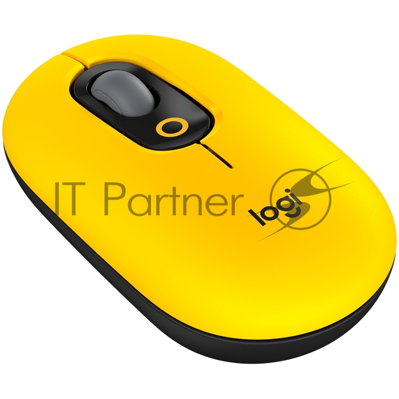 Мышь беспроводная Logitech POP Mouse желтый, 4000 dpi, Bluetooth, кнопки - 4