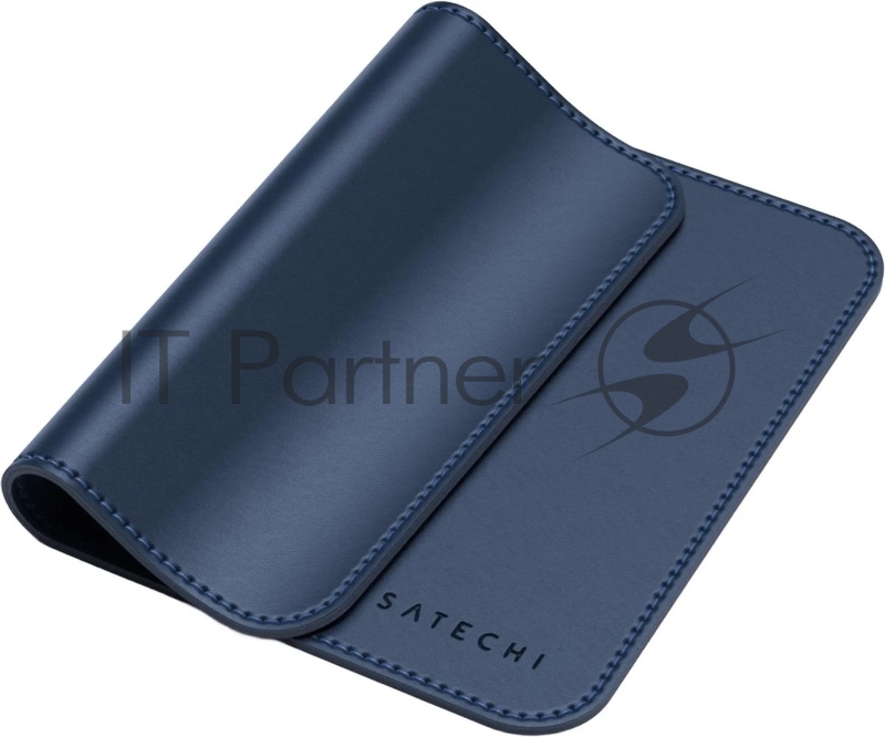 Коврик для мыши Satechi Vegan-Leather Premium Mouse Pad, 249x190 мм, синий ST-LMPB