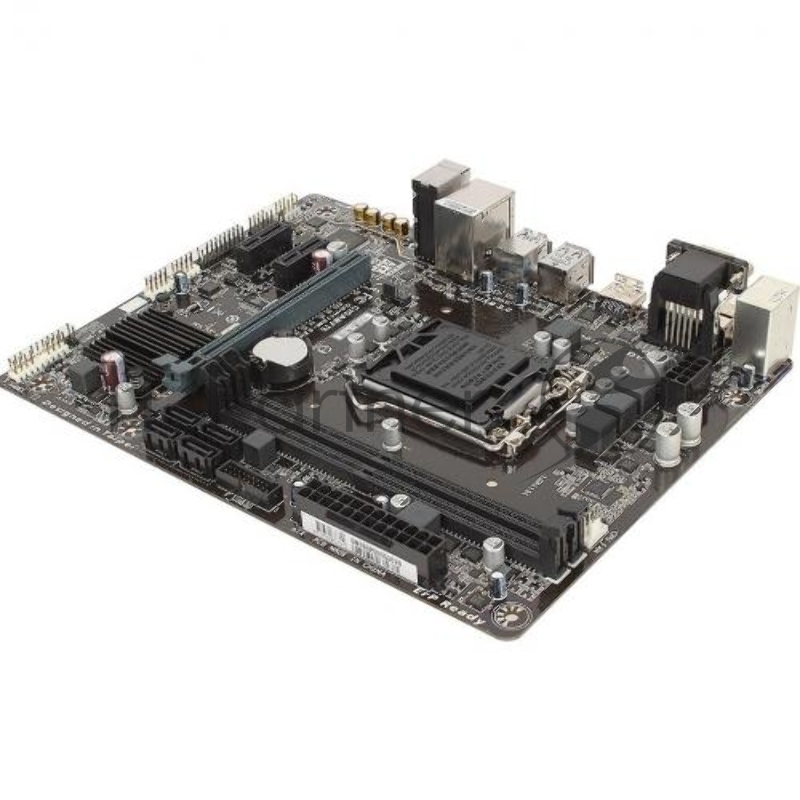 Мат. плата Socket1151 GIGABYTE GA-H110M-S2H (iH110, 2xDDR4, SATA III, PCI-E, D-Sub, DVI, HDMI, 1Гбит LAN, USB3.0, mATX)