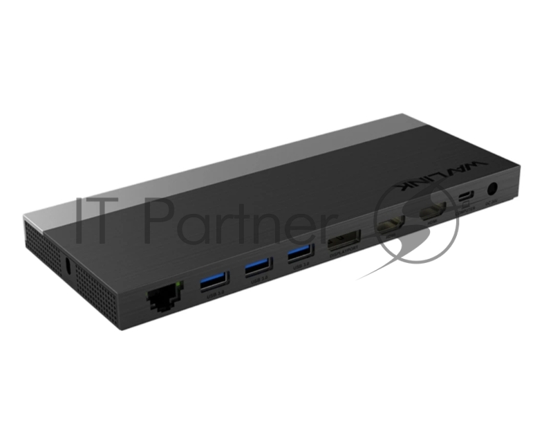 USB-концентратор Docking Station WAVLINK USB-C GEN2 4K Universal /100W PowerDelivery Include 20V/6.5A Power Adapter/ 4xUSB3.0/1xUSB C/1xDP 4K 60HZ/2xHDMI 4K 60HZ/1xGigabit LAN/1xAudio In/Out/1xSD/Micro SD CardReader