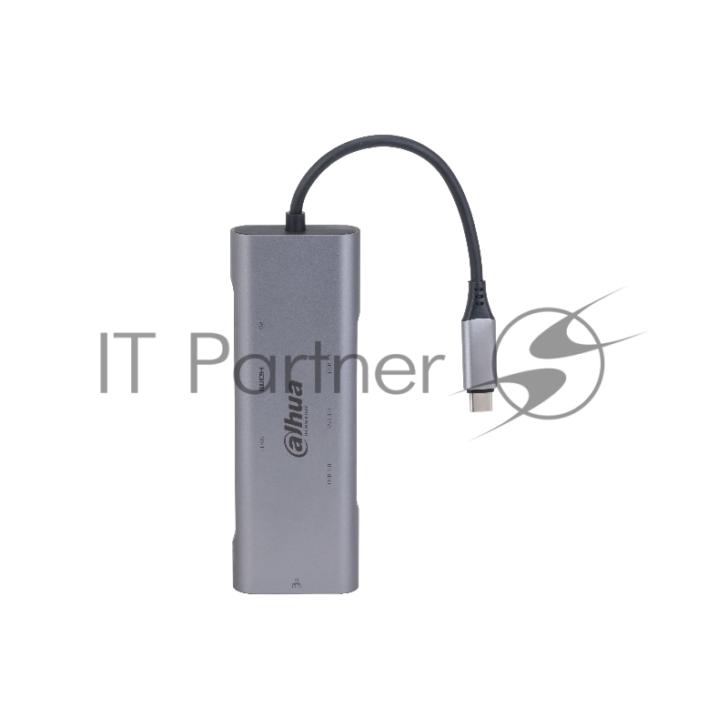 USB-концентратор Dahua 8 in 1 USB 3.1 Type-C to USB 3.0 + HDMI + RJ45 + SD/TF + PD Docking Station
