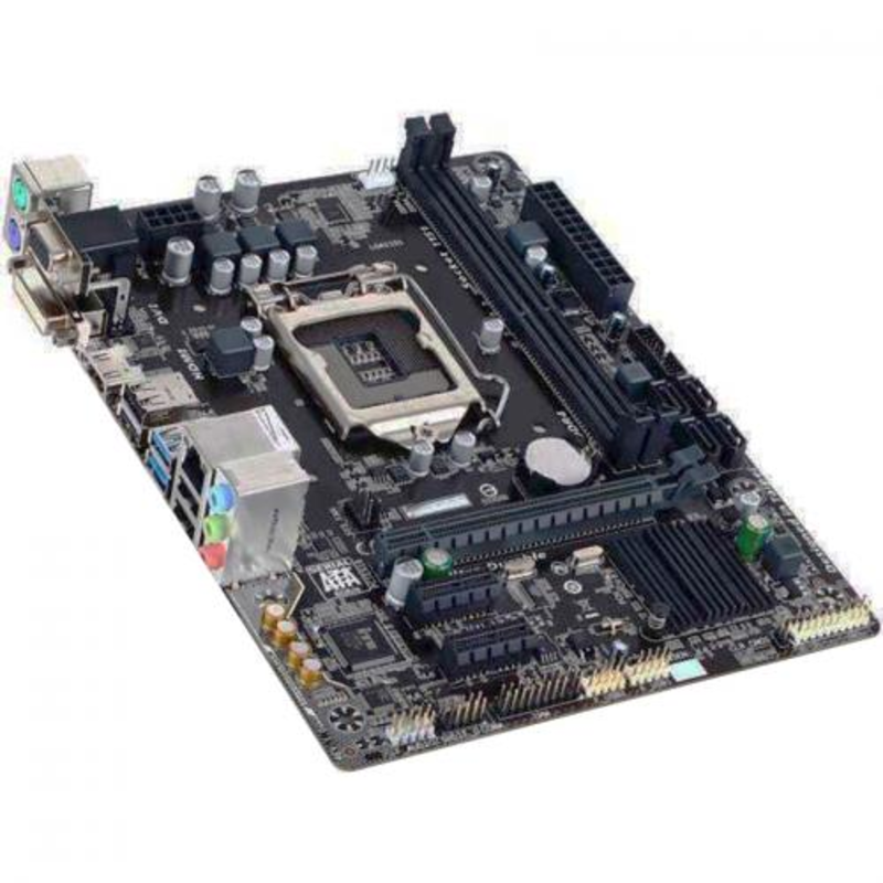 Мат. плата Socket1151 GIGABYTE GA-H110M-S2 (iH110, 2xDDR4, SATA III, PCI-E, D-Sub, 1Гбит LAN, USB3.0, mATX)