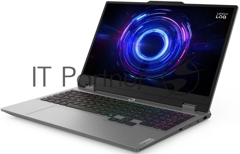 Ноутбук Lenovo LOQ 15IRX10/15.6 Full HD 1920x1080/Intel Core i7 13650HX/32 Gb/1 Tb SSD/nVidia GeForce RTX 5070 8GB/No OS/серый/2.4 кг