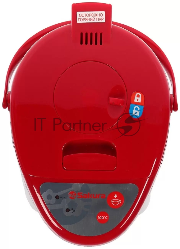 Термопот Sakura SA-336RS 5.0л металлик/красный