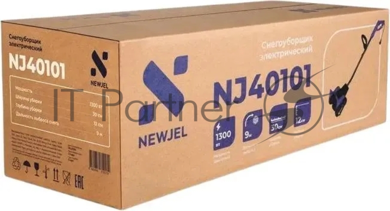 Снегоуборщик электр. Newjel NJ40101 1.3кВт
