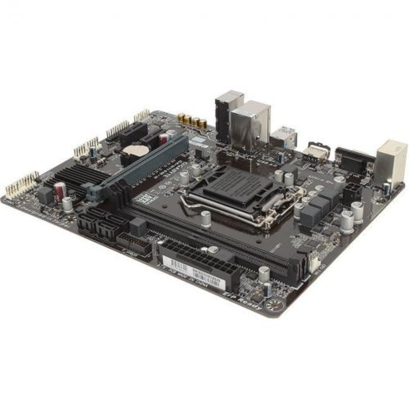 Мат. плата Socket1151 GIGABYTE GA-H110M-H (iH110, 2xDDR4, SATA III, PCI-E, D-Sub, HDMI, 1Гбит LAN, USB3.0, mATX)