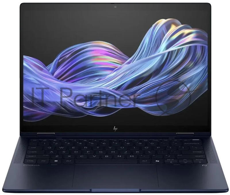 Ноутбук HP EliteBook X Flip G1i U7-258V,14 2.5K (2560x1600) (Англ.кл.) IPS Touchscreen 400cd 120Hz IR AG,32Gb LPDDR5x-8533,512Gb SSD NVMe,68Wh,!ENG! Kbd Backlit,1.4kg,Blue,1y,Win11Pro