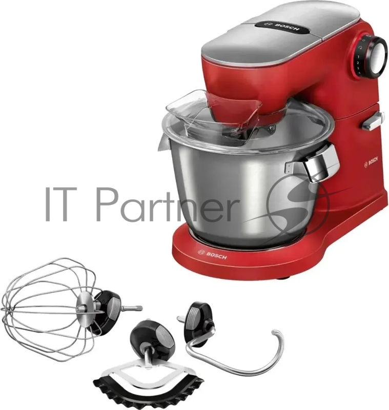 Кухонная машина Bosch MUM9A66R00 планетар.вращ. 1600Вт красный