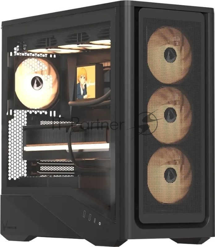 Компьютерный корпус AeroCool/Formula Air Power G9 DUO черный без БП ATX 5x120mm 3x140mm 2xUSB3.0 1xUSB3.1 audio bott PSU