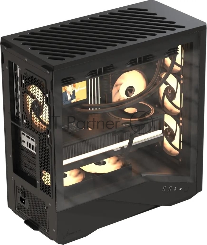 Компьютерный корпус AeroCool/Formula Air Power G9 DUO черный без БП ATX 5x120mm 3x140mm 2xUSB3.0 1xUSB3.1 audio bott PSU