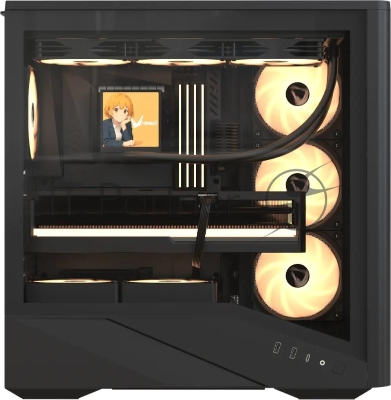 Компьютерный корпус AeroCool/Formula Air Power G9 DUO черный без БП ATX 5x120mm 3x140mm 2xUSB3.0 1xUSB3.1 audio bott PSU