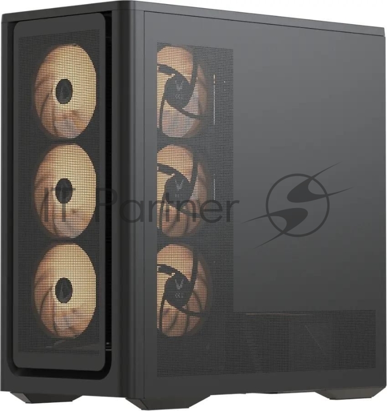 Компьютерный корпус AeroCool/Formula Air Power G9 DUO черный без БП ATX 5x120mm 3x140mm 2xUSB3.0 1xUSB3.1 audio bott PSU