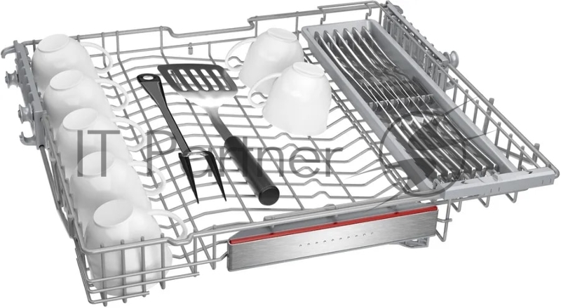 Посудомоечная машина Bosch, 60 см, 13 комплектов, 8 программ, активная сушка с теплообменником, сенсорное управление, дисплей, отсрочка старта, половинная загрузка, уровень шума 40 дБ, энергоэффективность А++, цвет белый