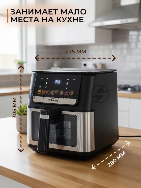 Аэрогриль SAKURA SA-7691BK