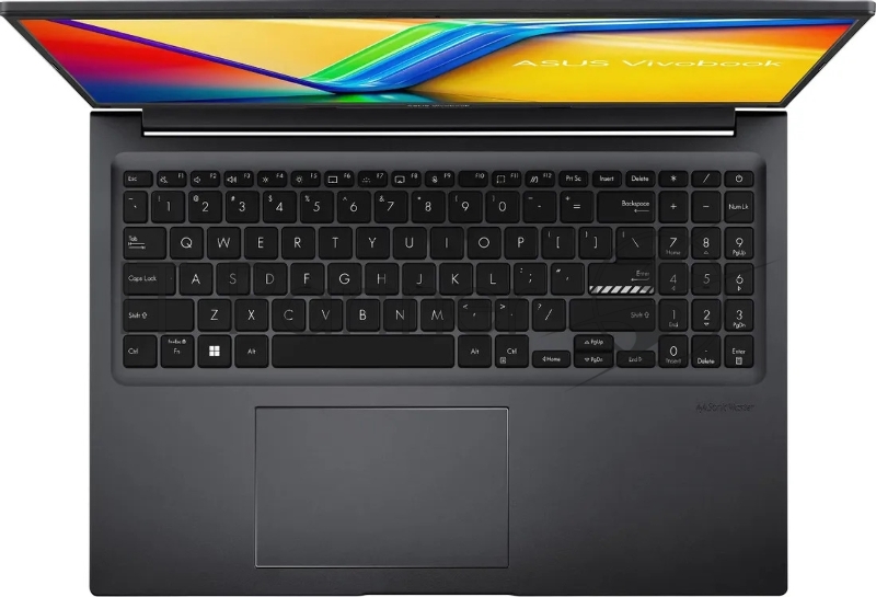 Ноутбук Asus VivoBook 16 F1605VA-WS74 Core i7 1355U 16Gb SSD512Gb Intel Iris Xe graphics 16 IPS WUXGA (1920x1200) Windows 11 Home black WiFi BT Cam (90NB10N3-M01AV0)