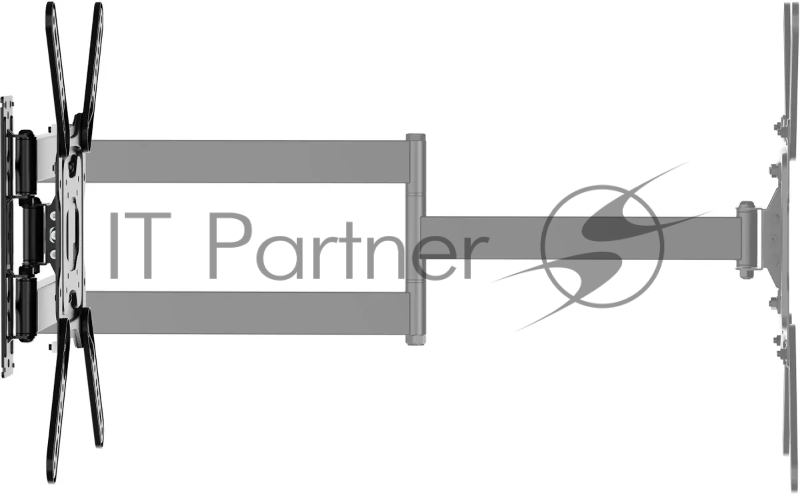 Кронштейн для телевизора Ultramounts UM960 черный 23-65 макс.35кг настенный поворот и наклон