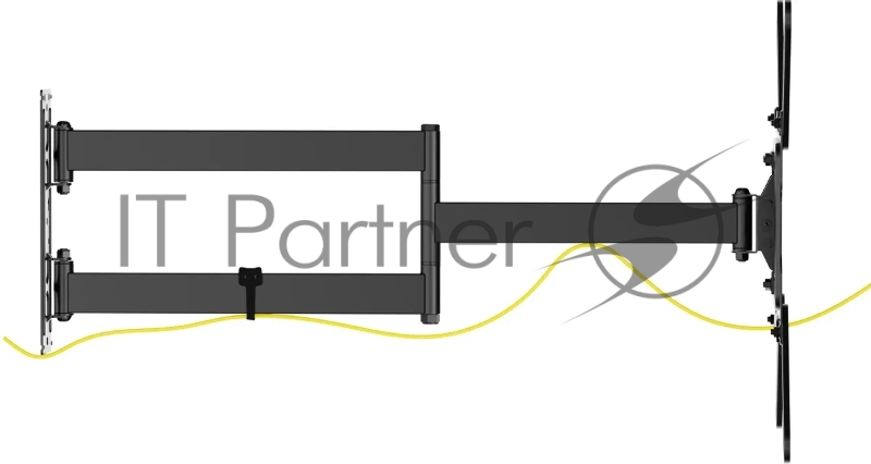 Кронштейн для телевизора Ultramounts UM960 черный 23-65 макс.35кг настенный поворот и наклон