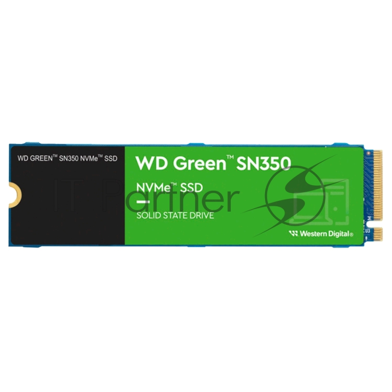 Накопитель SSD WD Green SN350 WDS500G2GOC 500GB M2.2280 NVMe PCIe Gen3х4