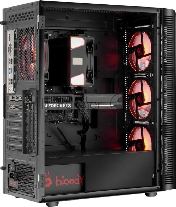 ПК Bloody BD-PC RAB84T2 TWR Ryzen 7 7700 (3.8) 32Gb SSD1Tb RTX5060 8Gb Windows 11 Home 64 2.5xGbitEth 650W черный (RUS) (2142055)