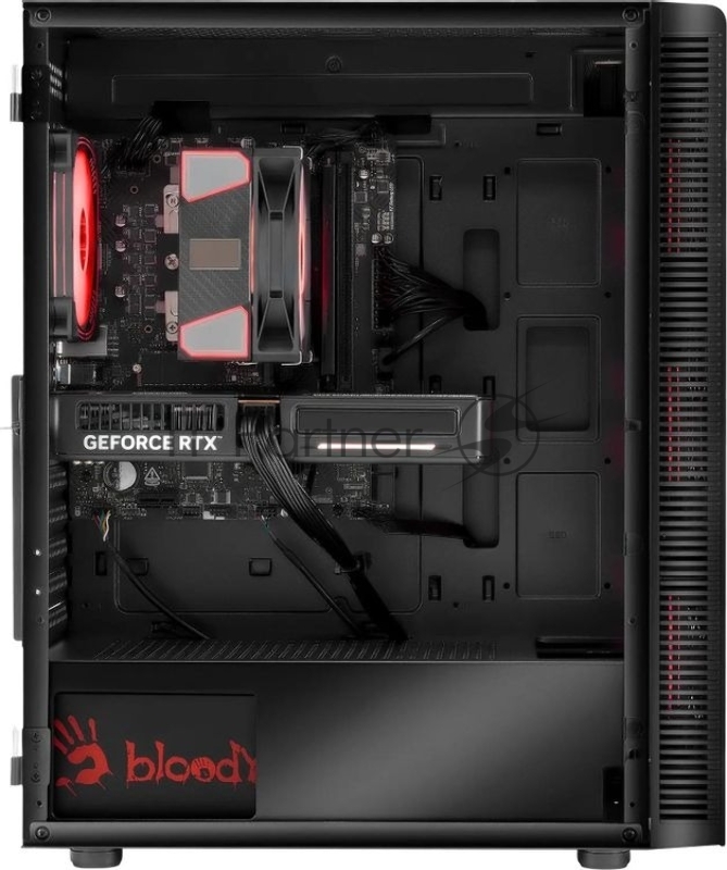 ПК Bloody BD-PC RAB84T2 TWR Ryzen 7 7700 (3.8) 32Gb SSD1Tb RTX5060 8Gb Windows 11 Home 64 2.5xGbitEth 650W черный (RUS) (2142055)