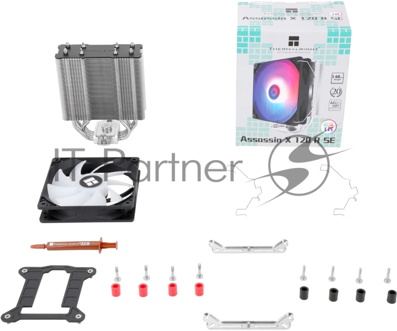 Жидкостная система охлаждения Thermalright Вентилятор Cooler Thermalright Assassin X 120 Refined SE V2 RGB/ PWM/ all Intel/AMD/ 6mm*4/ Screws