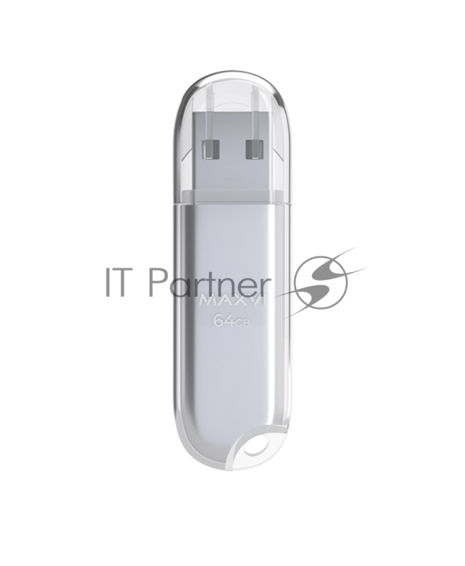 USB флеш-накопитель Maxvi P1 64GB silver (FD64GBUSB20C10P1).