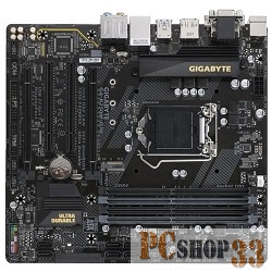 Мат. плата Socket1151 GIGABYTE GA-B250M-D3H (iB250, 4xDDR4, M.2, SATA III, 2xPCI-E, D-Sub, DVI, HDMI, DP, 1Гбит LAN, USB3.1, mATX)