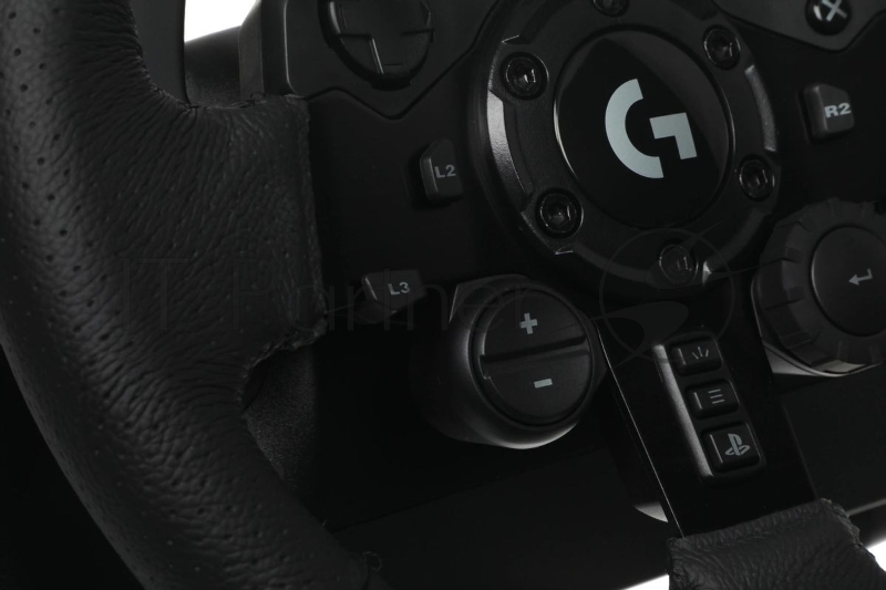 Руль Logitech G923 10кноп. (с педалями) черный