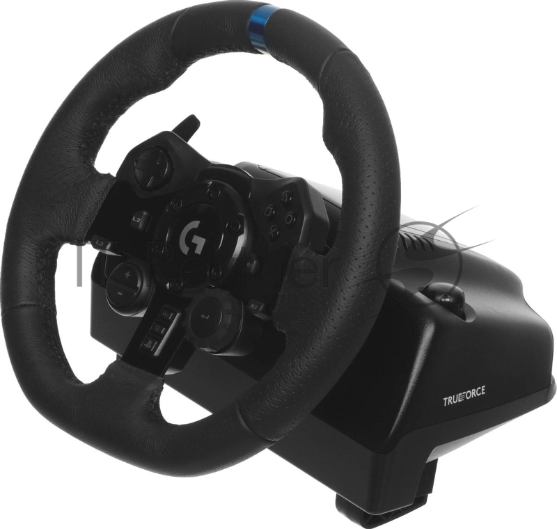 Руль Logitech G923 10кноп. (с педалями) черный