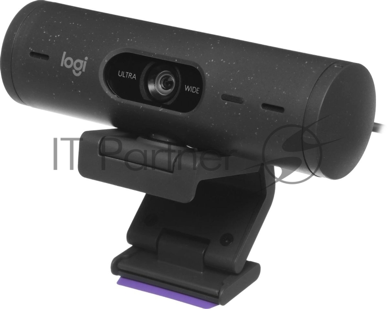 Камера Web Logitech HD Webcam Brio 500 черный 4Mpix (1920x1080) USB Type-C с микрофоном (960-001423)