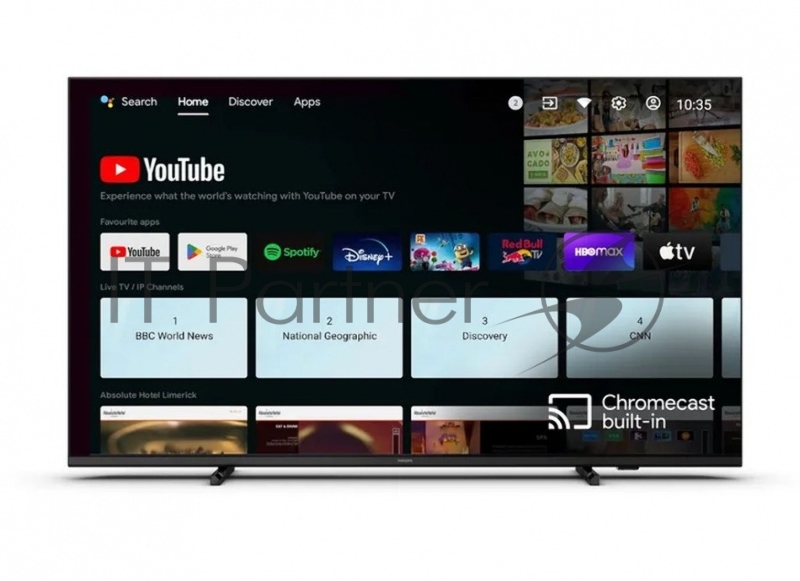 Коммерческий телевизор Philips 65HFL4518U/12 65, 4K Ultra HD LED, 350 кд/м2, Android, CMND