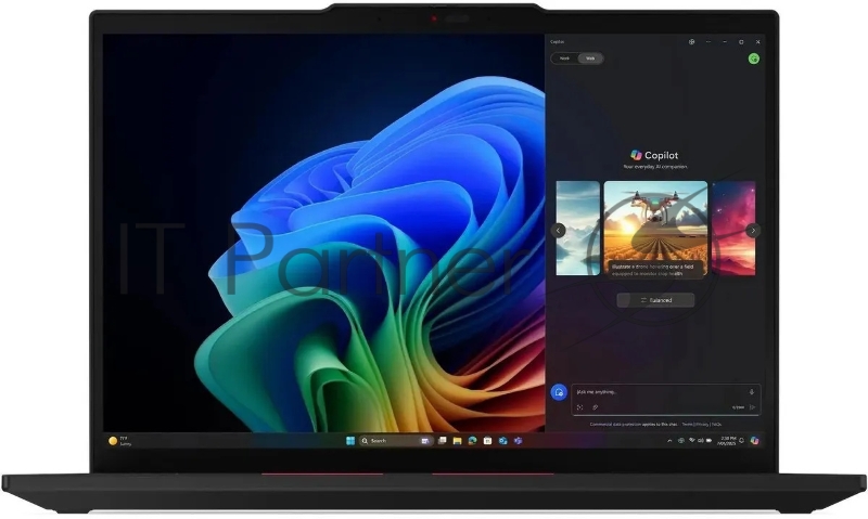 Ноутбук ThinkPad T14 Gen 6 14 WUXGA (1920x1200) IPS 400N, Ultra 7 255U, 16GB DDR5-5600, 512GB SSD M.2, Int Graphics, WiFi6E, BT, TPM2, FPR, 5MP+IR Cam,Kb Ru/Eng, 65W USB-C, noOS, 1Y, 1.4kg