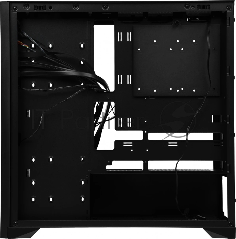 Корпус Formula V Line TimberLine T0 Black, ATX, wood+plastic front, TYPE-C*1, USB3.0*2, FRONT 3x120mm FRGB, REAR 1x120mm FRGB