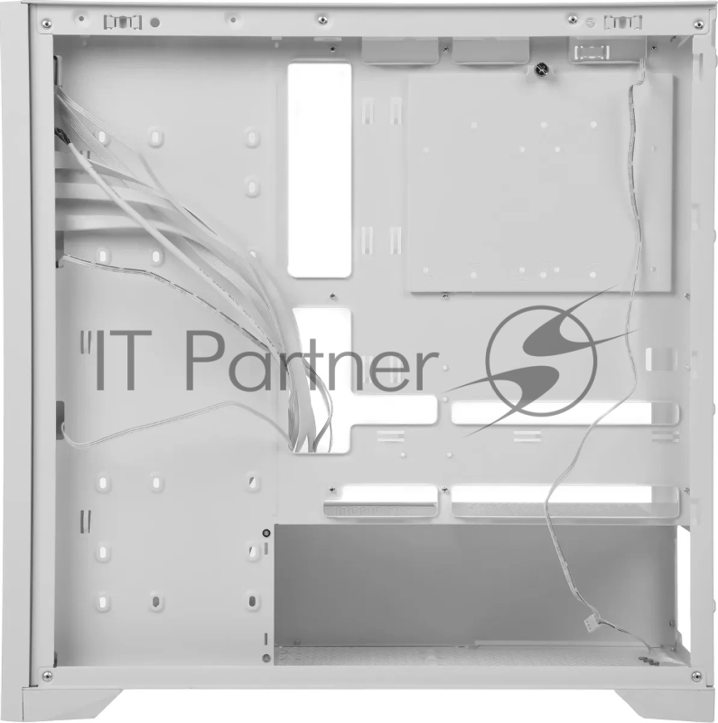 Корпус Formula V Line TimberLine T0 White, ATX, wood+plastic front, TYPE-C*1, USB3.0*2, FRONT 3x120mm FRGB, REAR 1x120mm FRGB