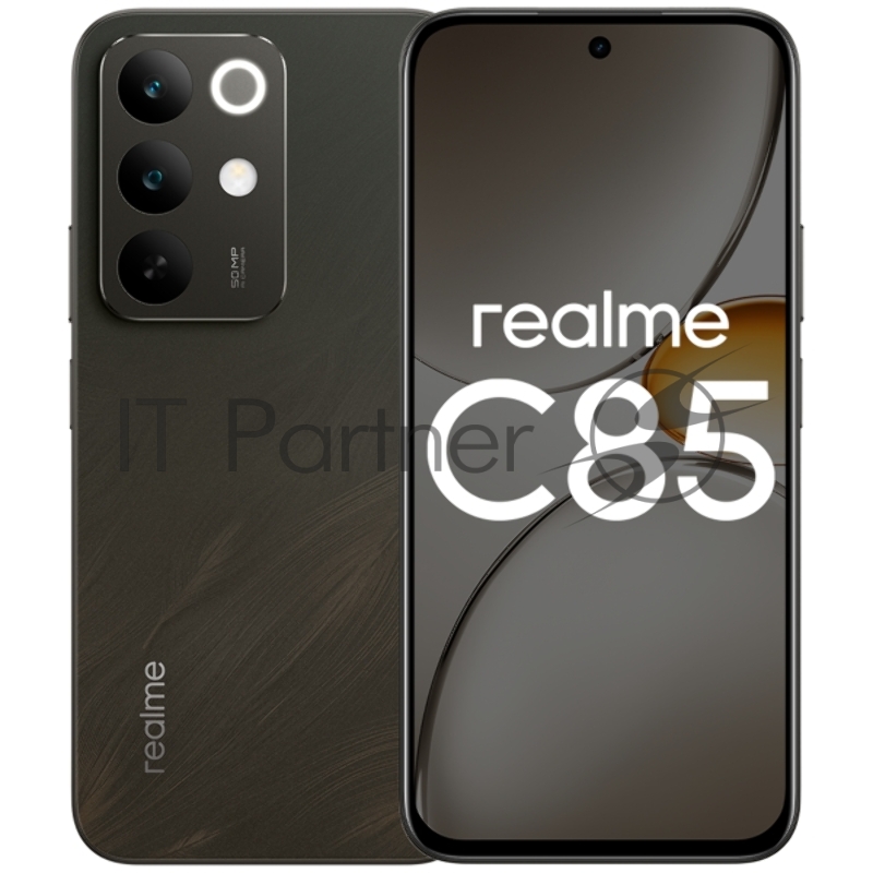 Смартфон Realme RMX5566 C85 256Gb 8Gb темно-серый моноблок 3G 4G 6.72 1080x2400 Android 14 50Mpix 802.11 a/b/g/n/ac NFC GPS GSM900/1800 GSM1900 Protect