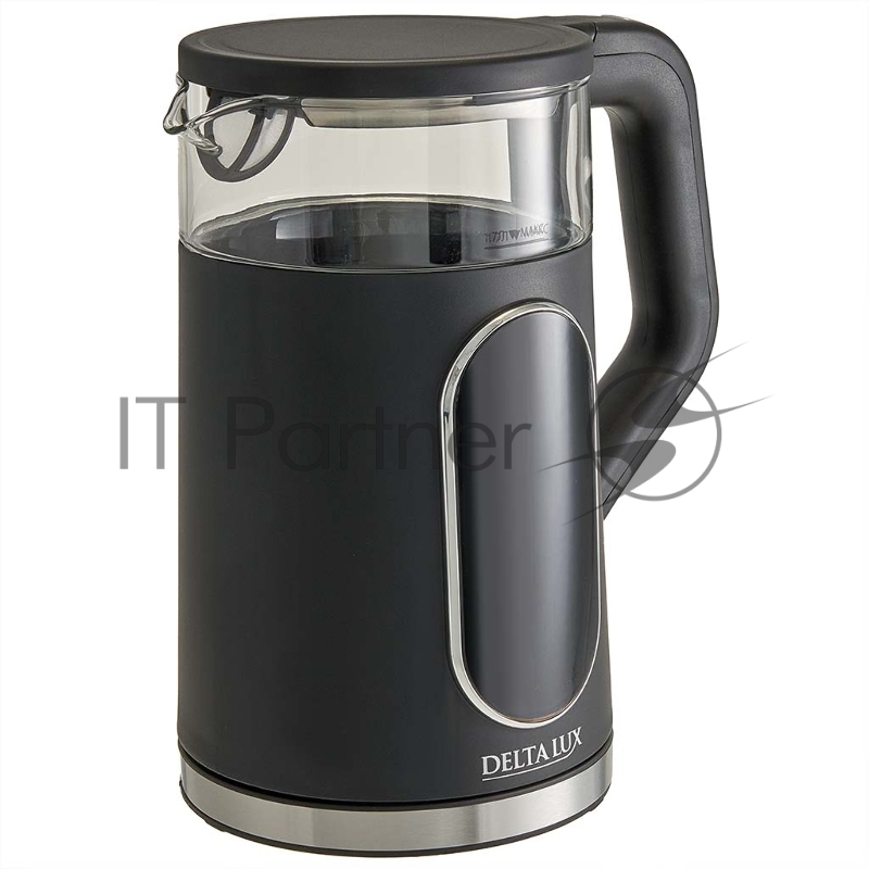 Чайник Delta Lux DE-1025 черный 2,2кВт, 1.7 л, LC