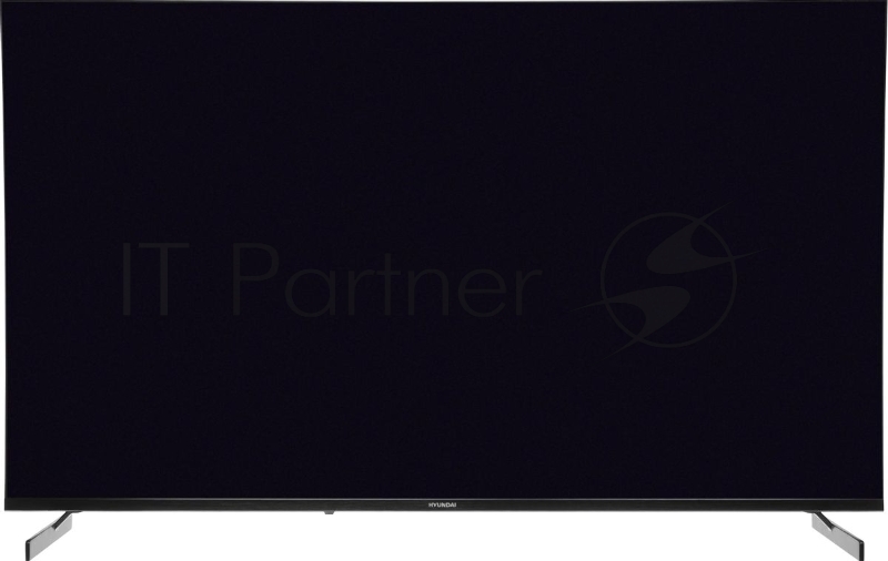 Телевизор LED Hyundai 55 H-LED55BU7011 Google TV Frameless Metal черный 4K Ultra HD 60Hz DVB-T DVB-T2 DVB-C DVB-S DVB-S2 USB WiFi Smart TV