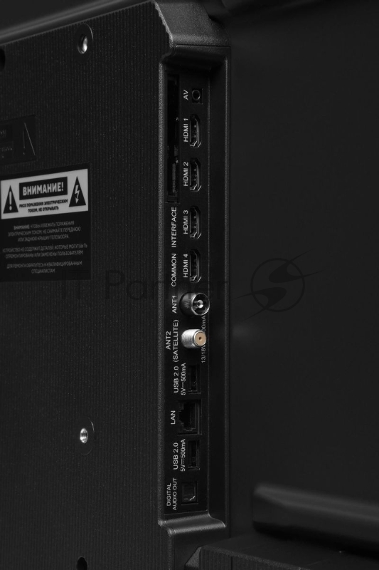 Телевизор LED Hyundai 55 H-LED55BU7011 Google TV Frameless Metal черный 4K Ultra HD 60Hz DVB-T DVB-T2 DVB-C DVB-S DVB-S2 USB WiFi Smart TV