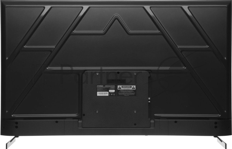 Телевизор LED Hyundai 55 H-LED55BU7011 Google TV Frameless Metal черный 4K Ultra HD 60Hz DVB-T DVB-T2 DVB-C DVB-S DVB-S2 USB WiFi Smart TV