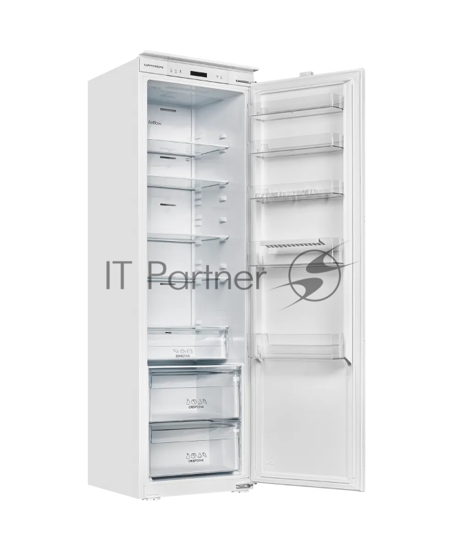 Встраиваемый холодильник Kuppersberg SRB 1781, High-Tech, ВхШхГ 177.2х54х54 см, объем 289 л, без МК, инверторный компрессор, электронное/сенсорное управление, скользящее крепление фасада, Total No Frost, LED освещение, энергоэффективность А+