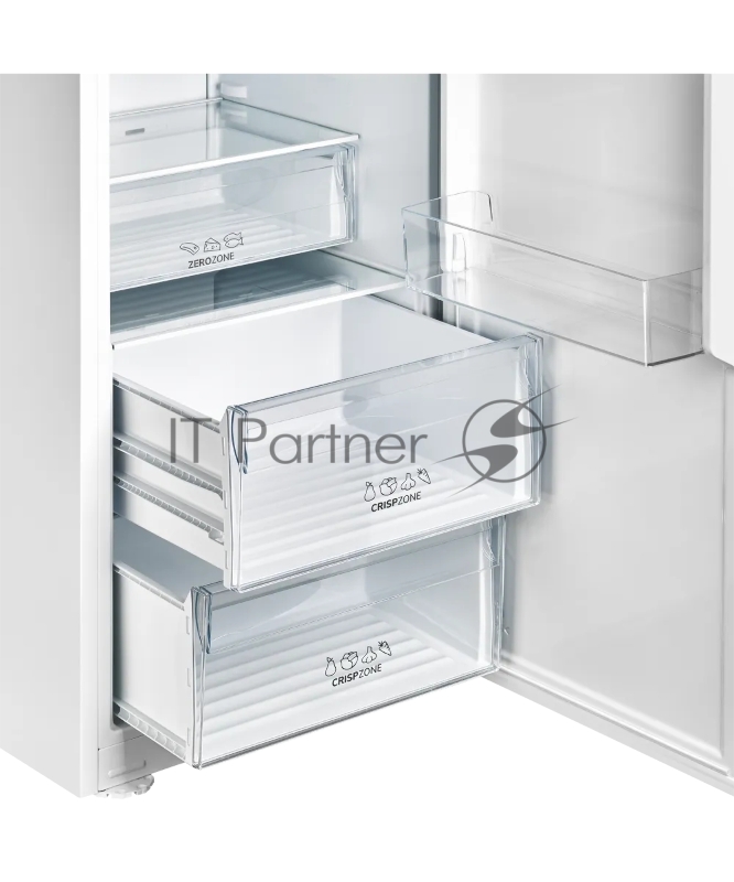 Встраиваемый холодильник Kuppersberg SRB 1781, High-Tech, ВхШхГ 177.2х54х54 см, объем 289 л, без МК, инверторный компрессор, электронное/сенсорное управление, скользящее крепление фасада, Total No Frost, LED освещение, энергоэффективность А+