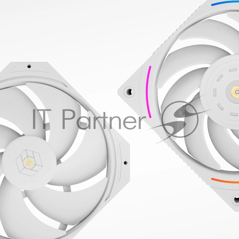 Кулер для процессора Thermalright Royal Pretor 130 Ultra White (4-pin PWM, 158mm, Ni/Cu, 7x6mm, 1x120mm ARGB +1x130mm, 69CFM/81.88CFM, 27dBA/28.3dBA, 2150RPM/1750RPM, S: 1200, 1700, 1851, 115X, 2011, 2066, AM4, AM5, white)