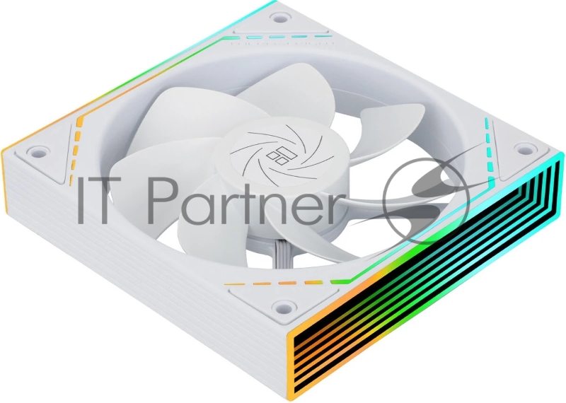 Кулер для корпуса Thermalright TL-M12RW Reverse (124x120x25mm, 4-pin PWM, ARGB, 42.6CFM, 23.2dBA, 1500RPM, White)