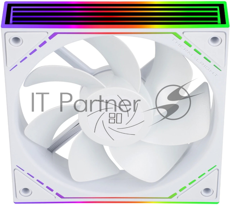 Кулер для корпуса Thermalright TL-M12RW Reverse (124x120x25mm, 4-pin PWM, ARGB, 42.6CFM, 23.2dBA, 1500RPM, White)