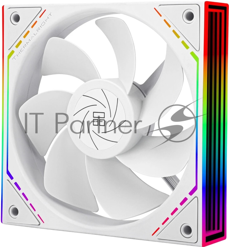 Кулер для корпуса Thermalright TL-M12RW Reverse (124x120x25mm, 4-pin PWM, ARGB, 42.6CFM, 23.2dBA, 1500RPM, White)