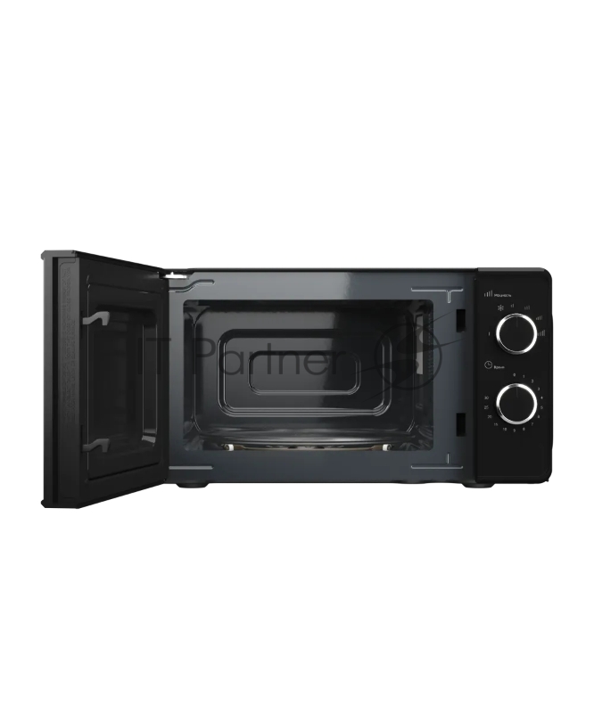 Микроволновая печь KUPPERSBERG/ Микроволновая печь KUPPERSBERG, отдельностоящая, 5 уровней мощности, объем 20 л, гриль, поворотный переключатель, таймер, блокировка от детей, поворотный стол, цвет черный