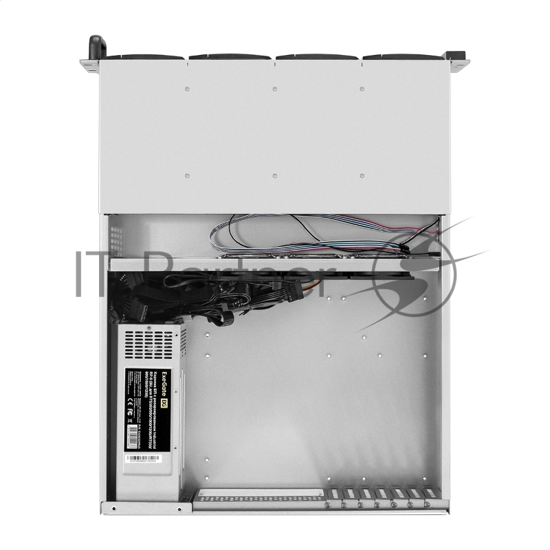 Серверный корпус ExeGate Pro 2U550-HS12 (RM 19, высота 2U, глубина 550, Redundant БП 2x1200W, 12xHotSwap, USB)