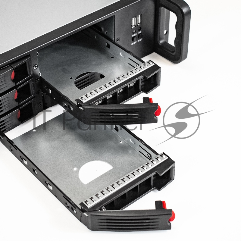 Серверная платформа ExeGate Pro 2U650-HS09 (RM 19, высота 2U, глубина 650, Redundant БП 2x1200W, 9xHotSwap, 2*USB)