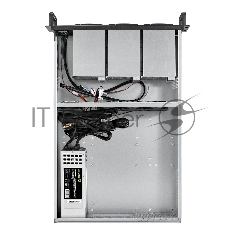 Серверная платформа ExeGate Pro 2U650-HS09 (RM 19, высота 2U, глубина 650, Redundant БП 2x1200W, 9xHotSwap, 2*USB)